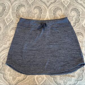 Athleta heathered blue skirt  